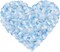Rose Petals,1000 Pcs Aritificial Rose Petals,Pale Blue and White Rose Petals for Weddings,Non-Woven Rose Petals for Wedding Propose Romantic Party Event Decoration